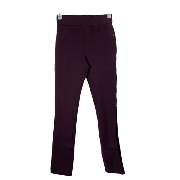 Spanx‎ The Perfect  Ankle 4-Pocket pants Sz XS maroon red - Picture 1 of 11